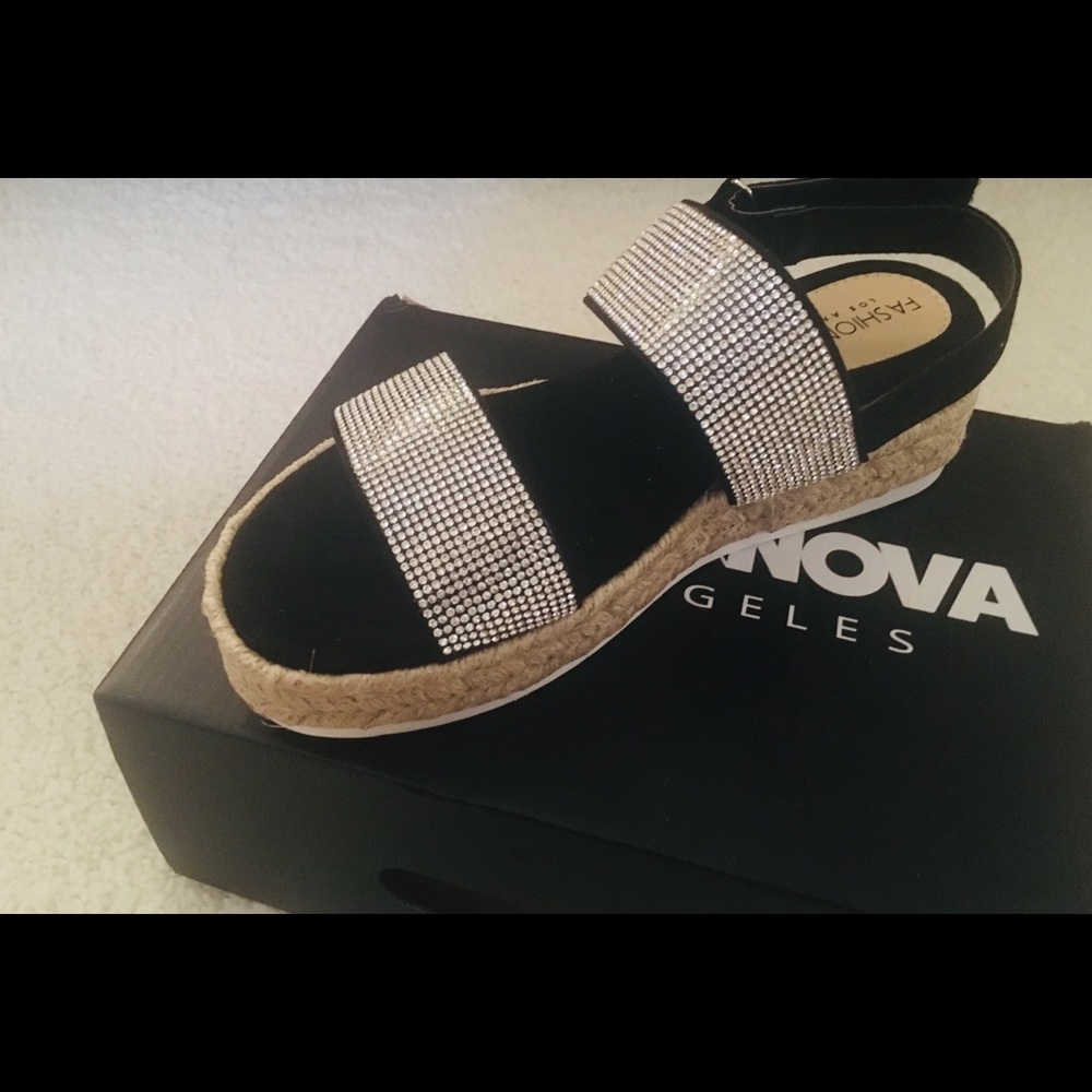 Bedazzled sandals - Picture 1 of 2
